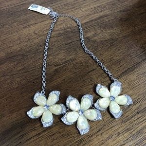 New York and Company - Yellow Flower Necklace
